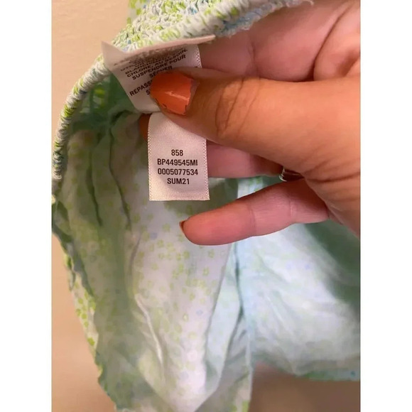 BP Floral Crop Top Mint Size XL NWOT - Picture 4 of 6